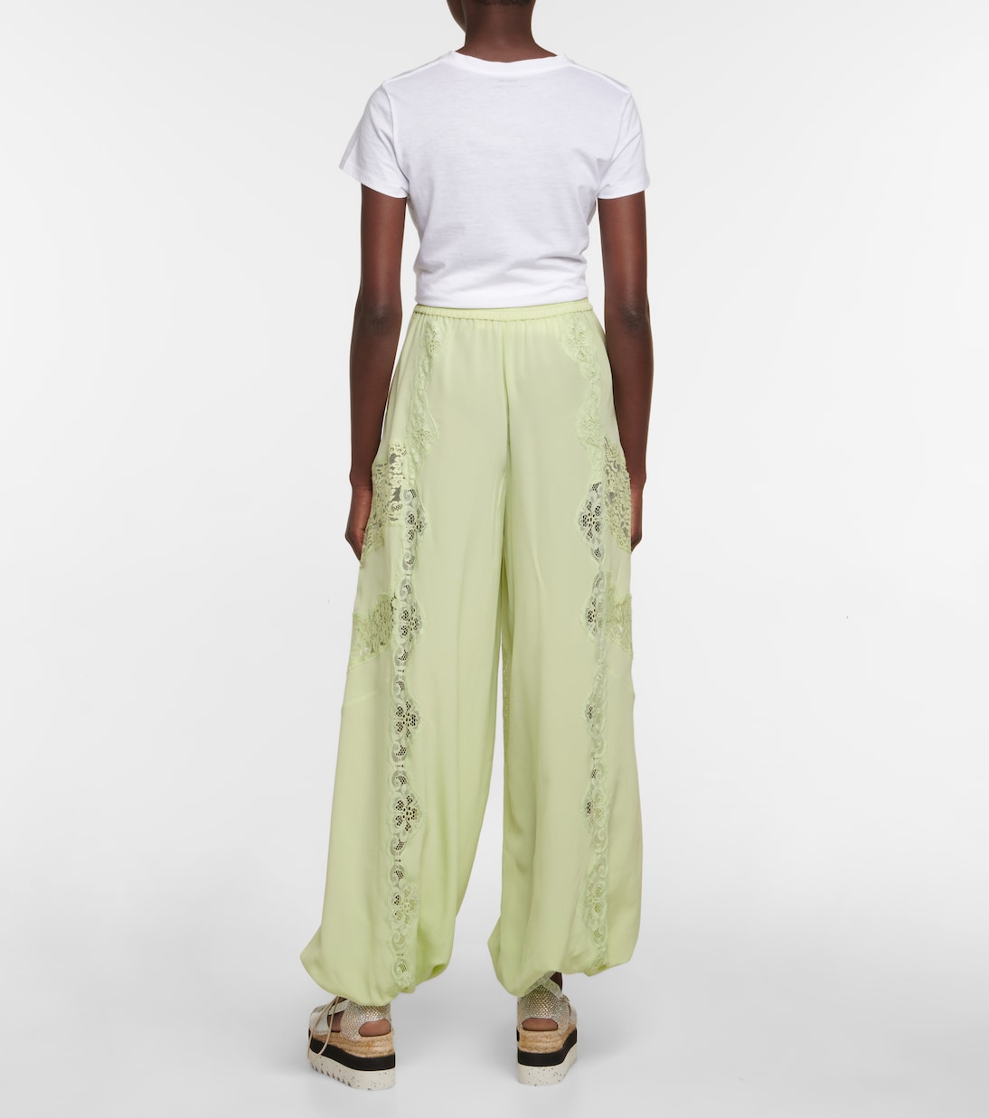 Silk and lace pants | Stella McCartney