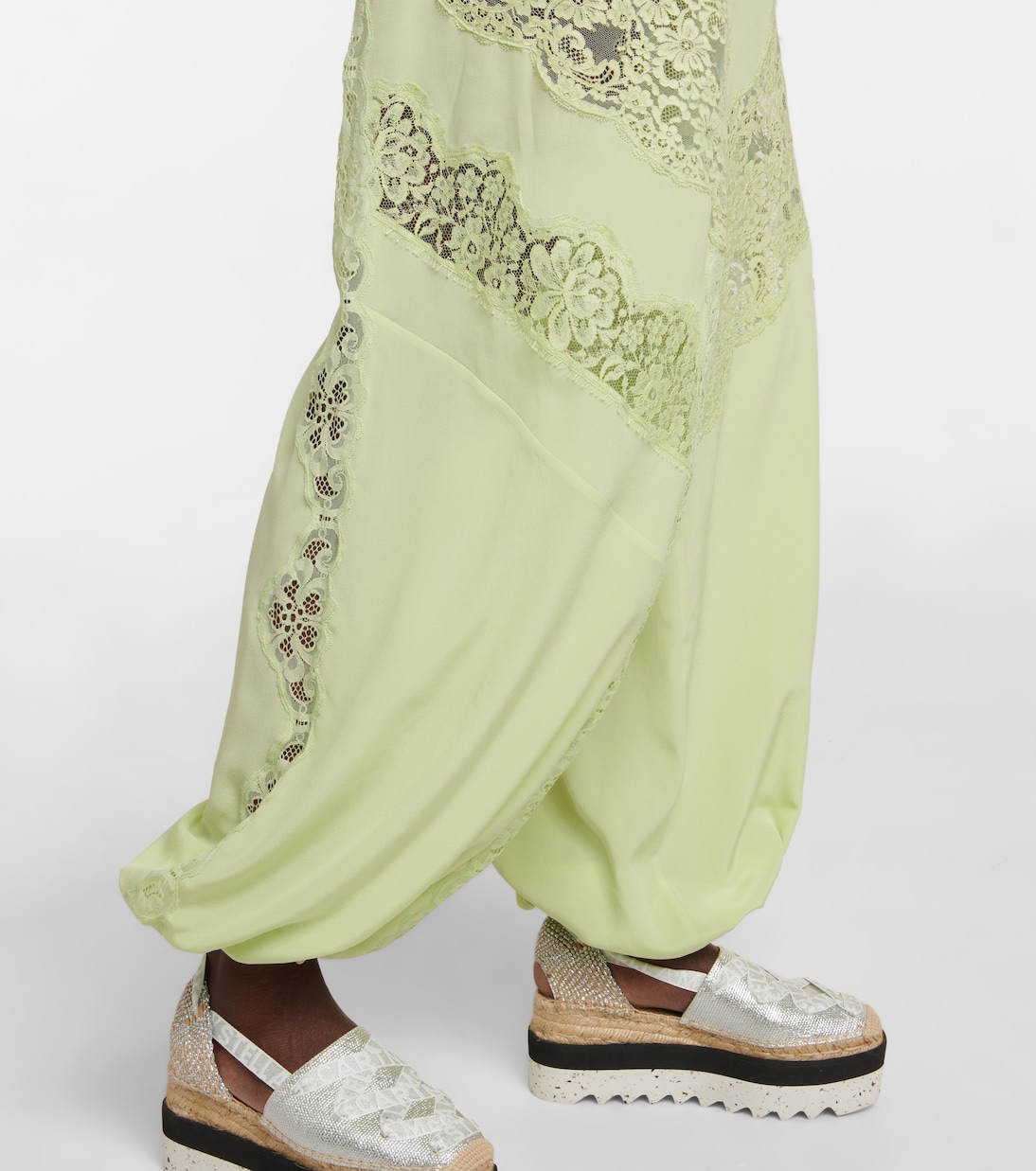 Silk and lace pants | Stella McCartney