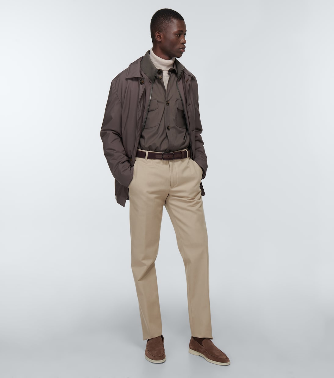 Cotton and wool chinos | Loro Piana