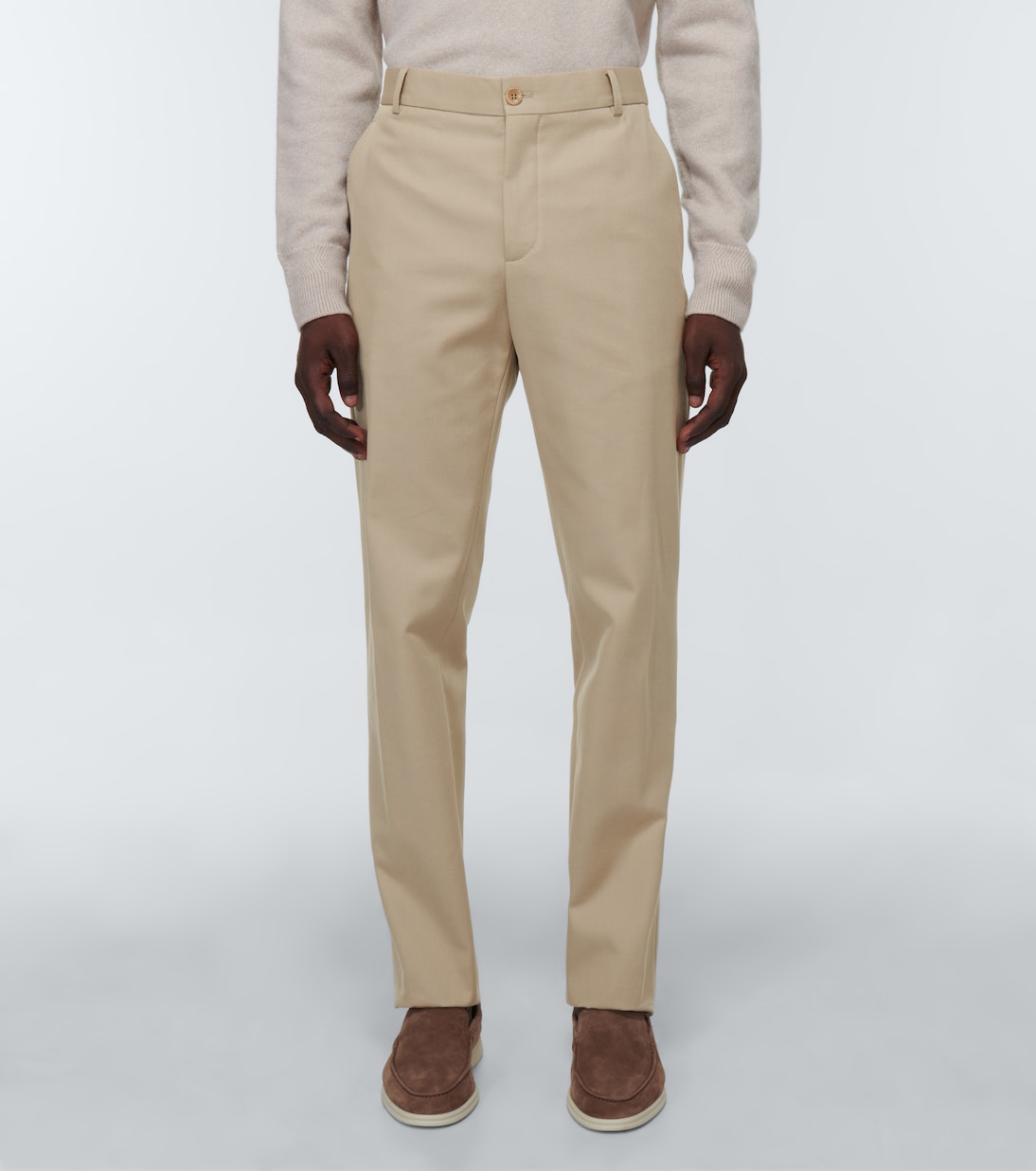 Cotton and wool chinos | Loro Piana