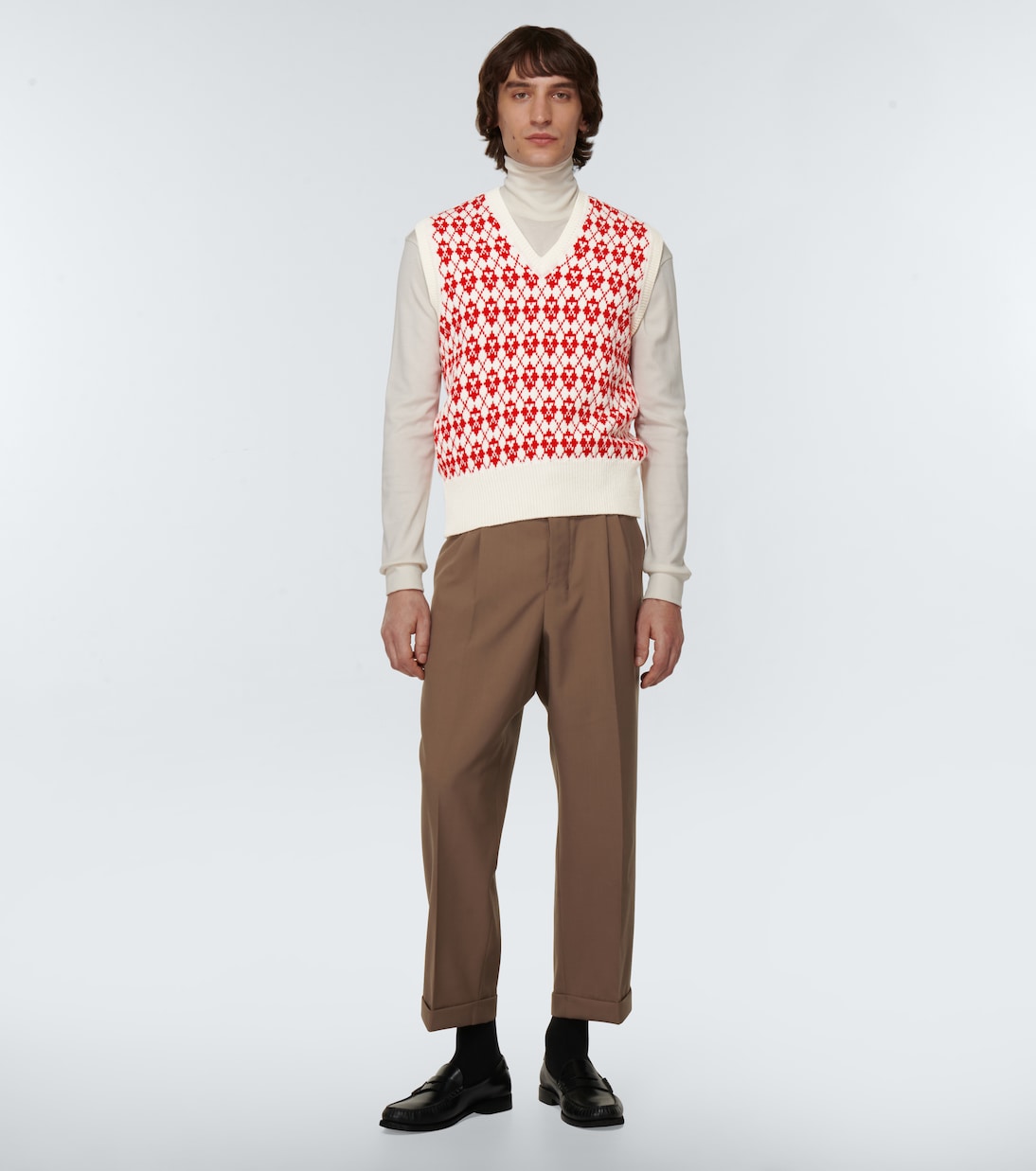 Ami de Coeur wool-blend sweater vest | Ami Paris