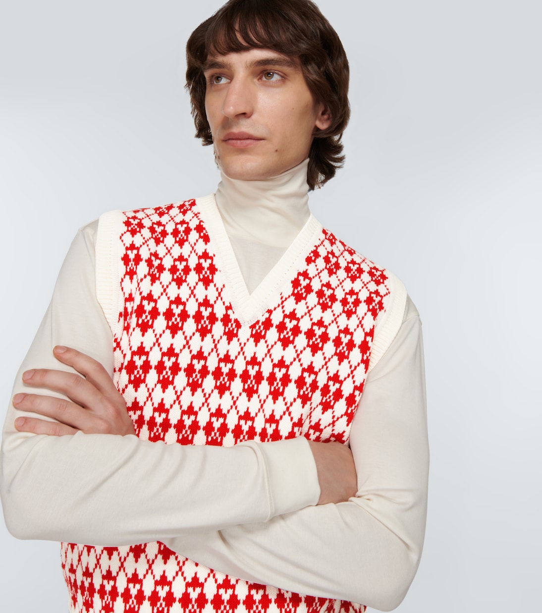 Ami de Coeur wool-blend sweater vest | Ami Paris