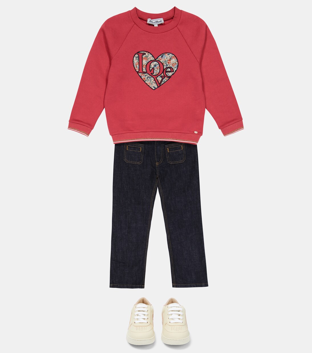 Sweatshirt aus Baumwoll-Jersey | Tartine et Chocolat