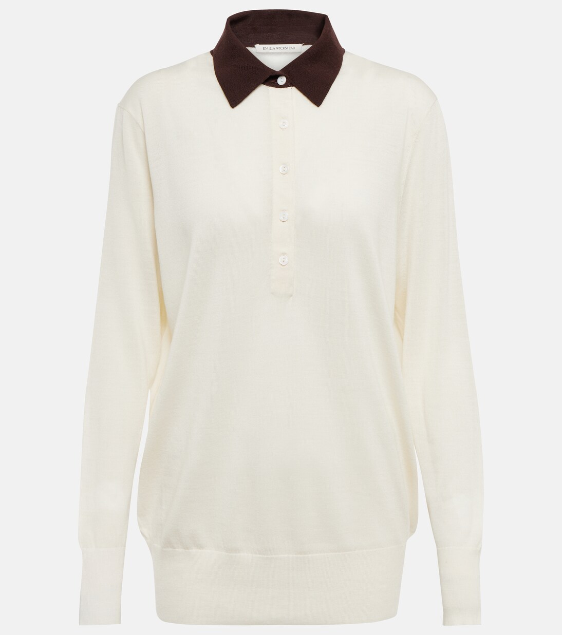 Hal wool-blend polo sweater | Emilia Wickstead