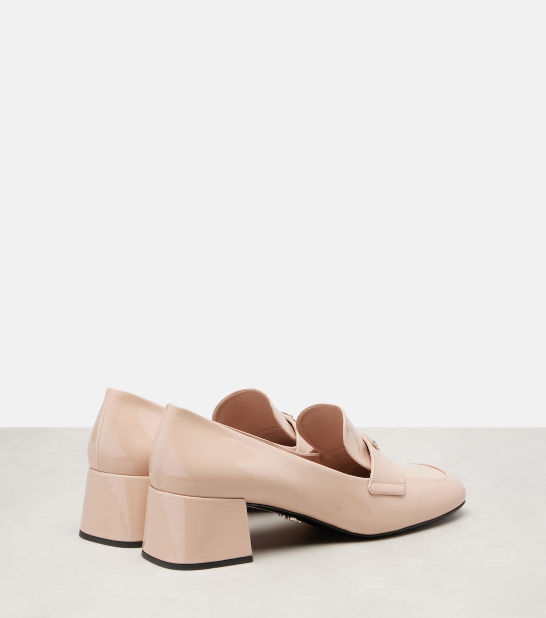Loafer-Pumps aus Lackleder | Prada