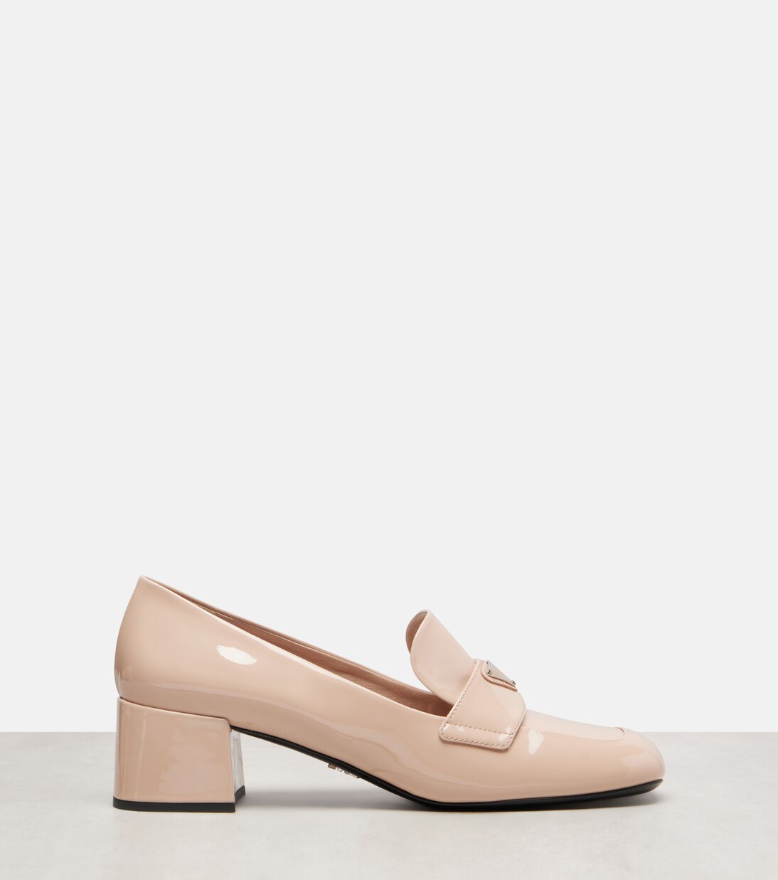 Loafer-Pumps aus Lackleder | Prada