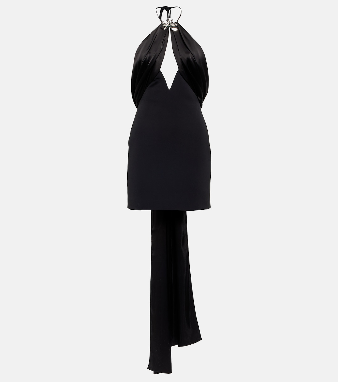 Embellished halter-neck minidress | David Koma