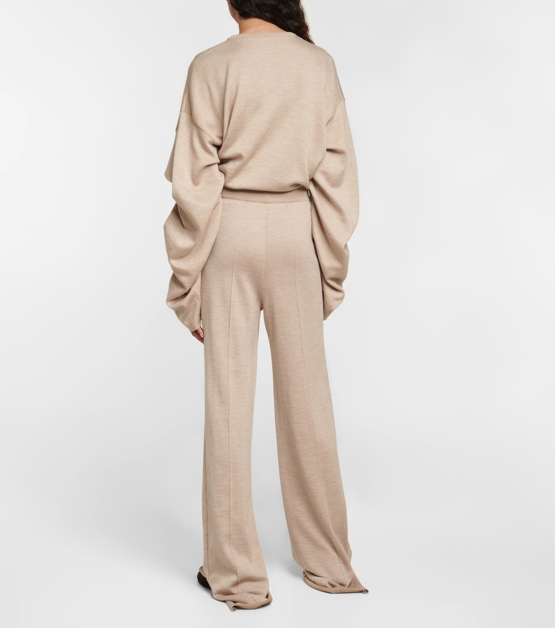 Egle knitted wide-leg pants | The Row