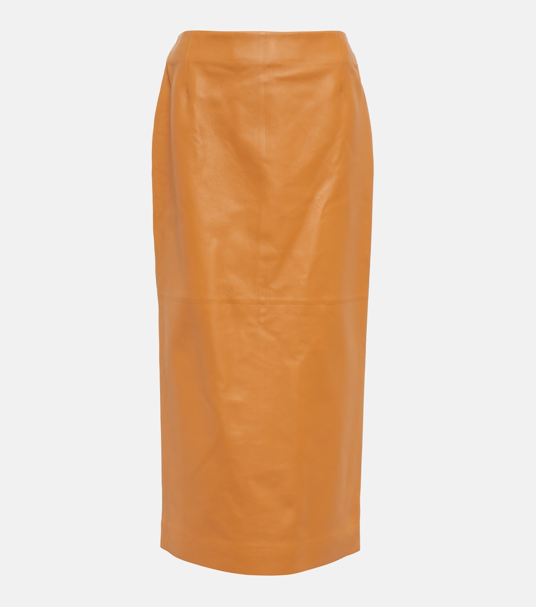 Falda midi de piel de tiro alto | Gabriela Hearst