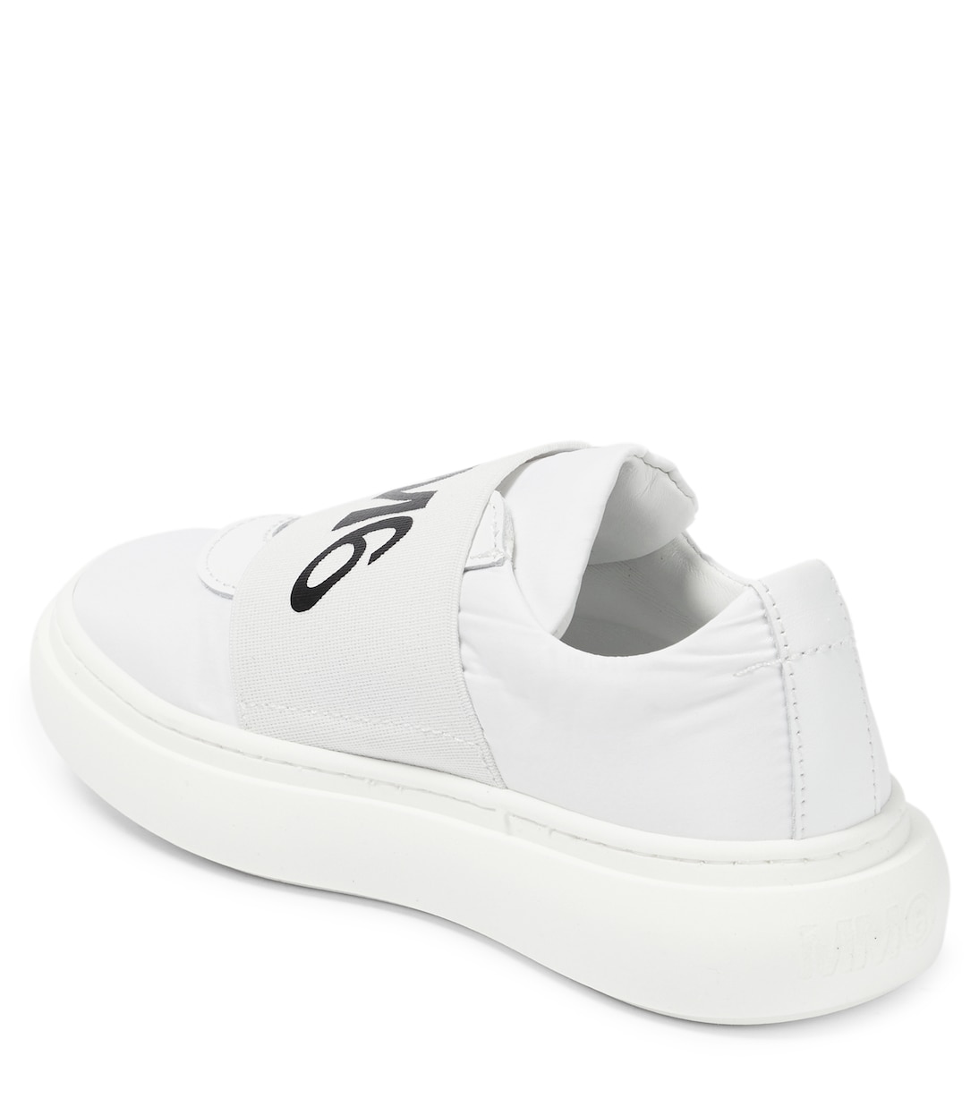 Sneakers in pelle con logo | MM6 Maison Margiela Kids
