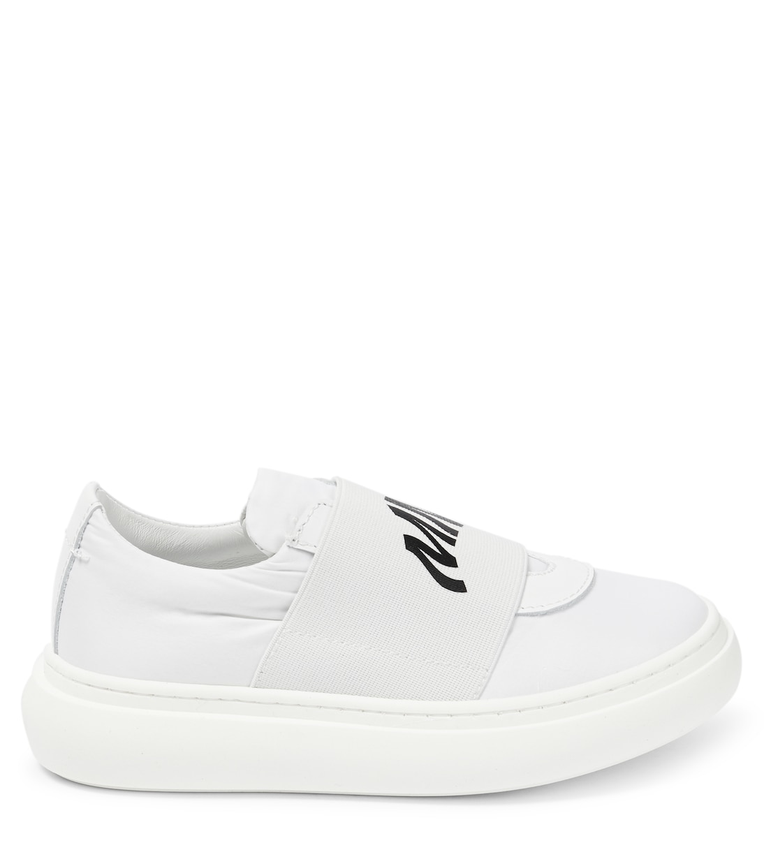 Sneakers in pelle con logo | MM6 Maison Margiela Kids