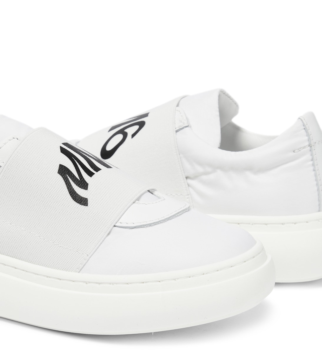 Sneakers in pelle con logo | MM6 Maison Margiela Kids
