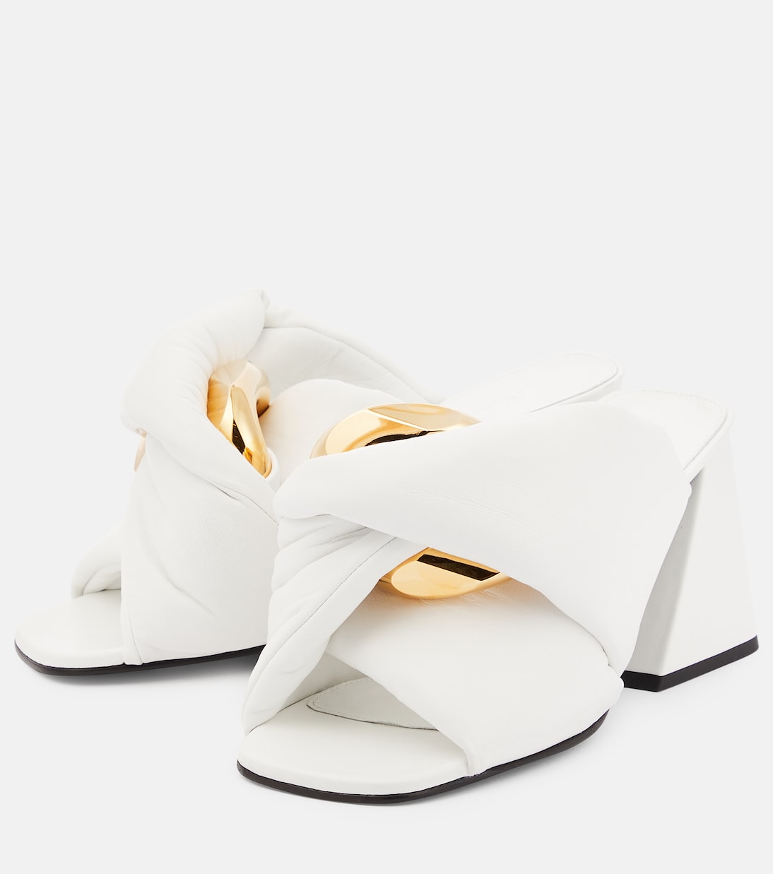 Chain Twist leather mules | JW Anderson