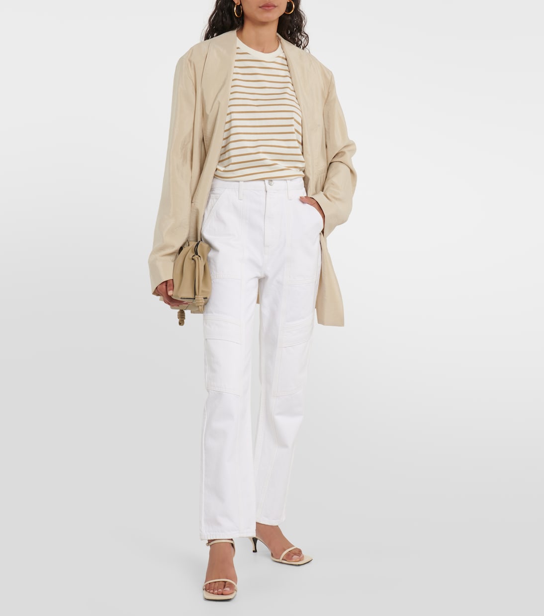 High-Rise-Cargohose Cooper aus Denim | Agolde