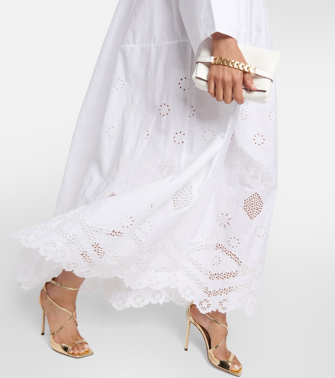Nelya embroidered cotton maxi dress | Nili Lotan