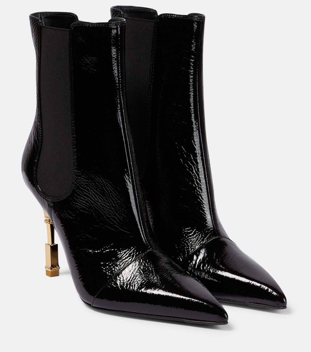 Bottines en cuir verni | Balmain