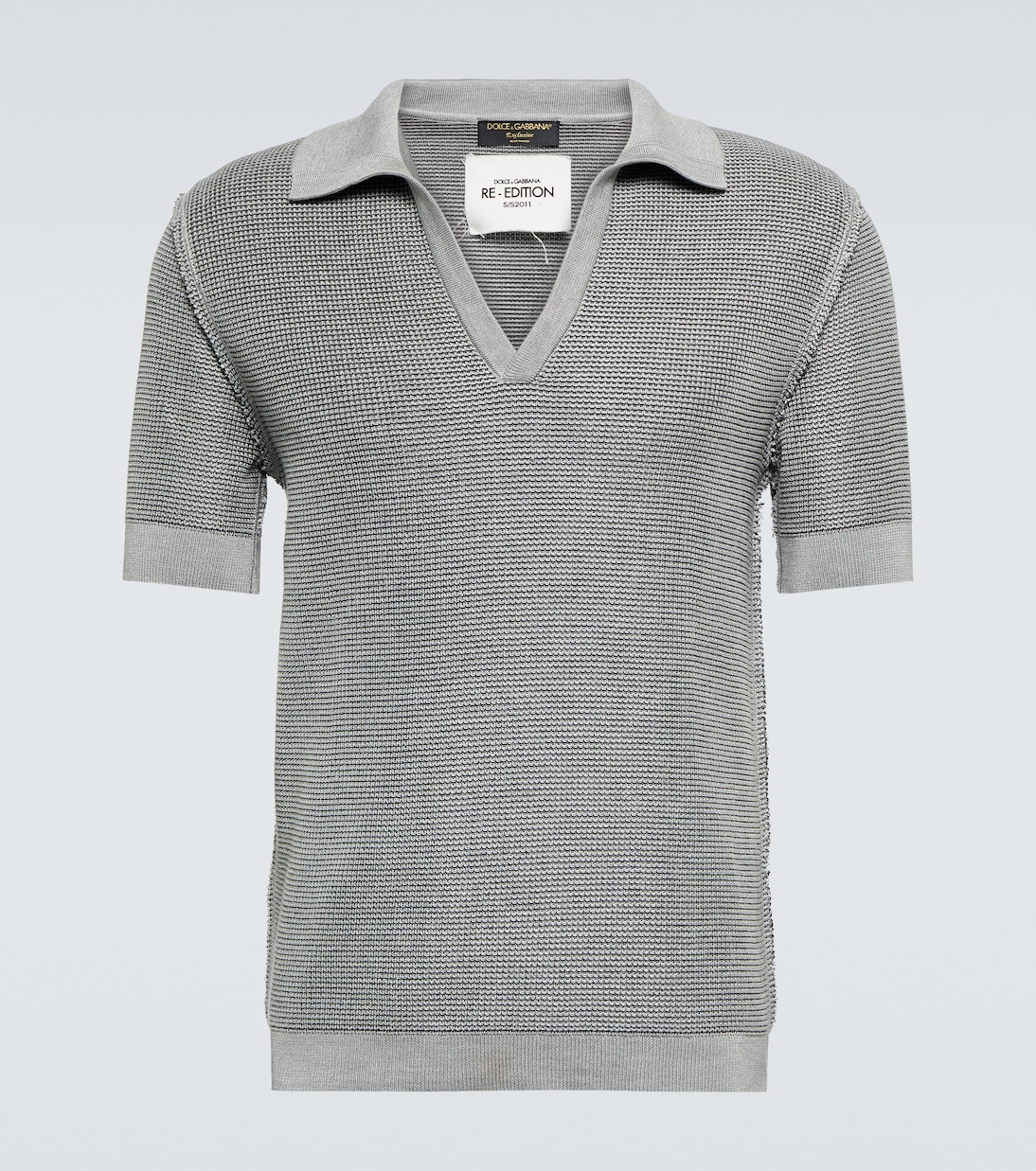 Polohemd aus Seide | Dolce&Gabbana
