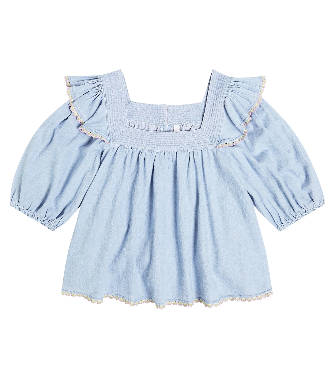 Top Halcyon en jean | Zimmermann Kids