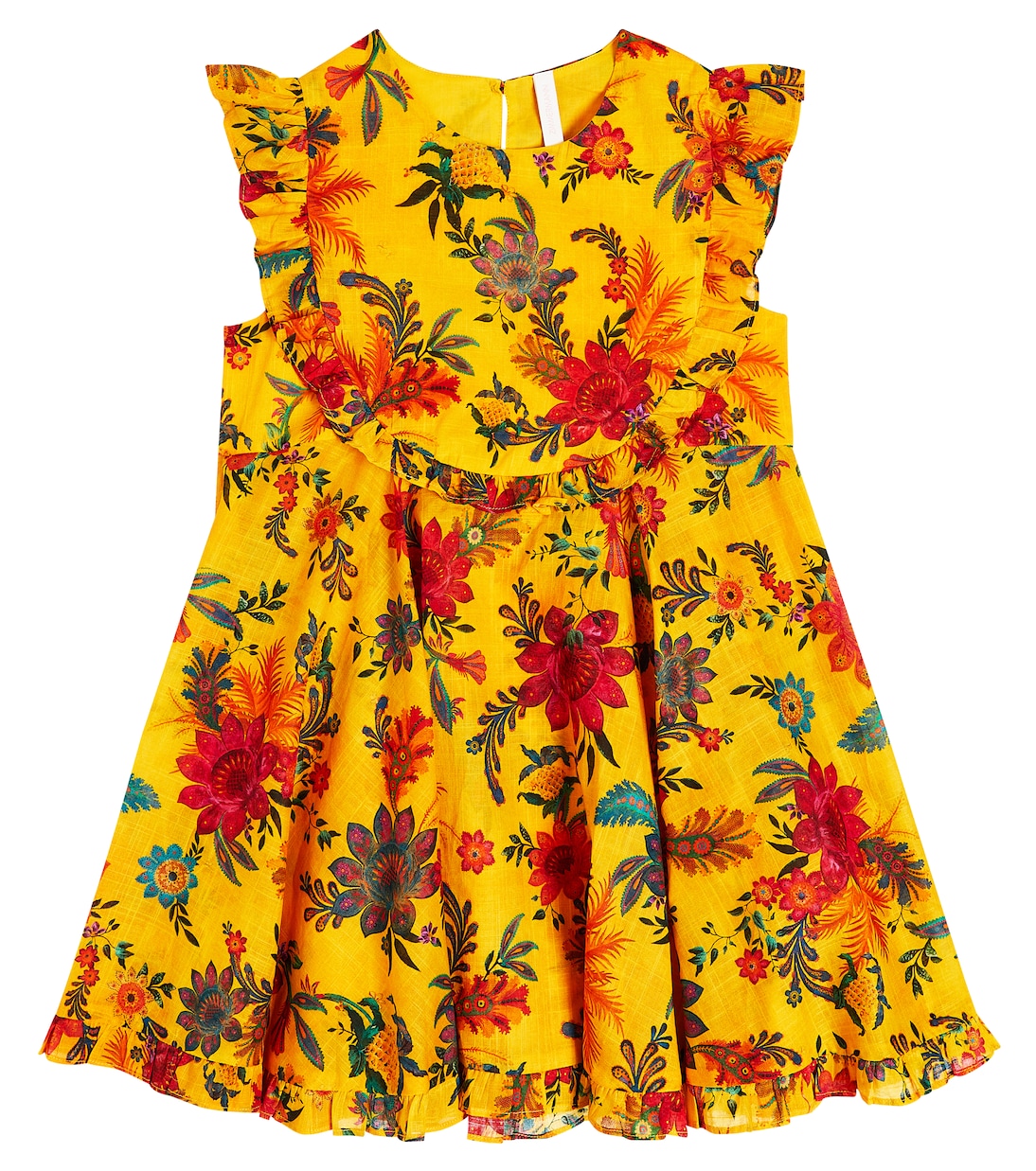 Abito Ginger Tier in cotone con stampa | Zimmermann Kids