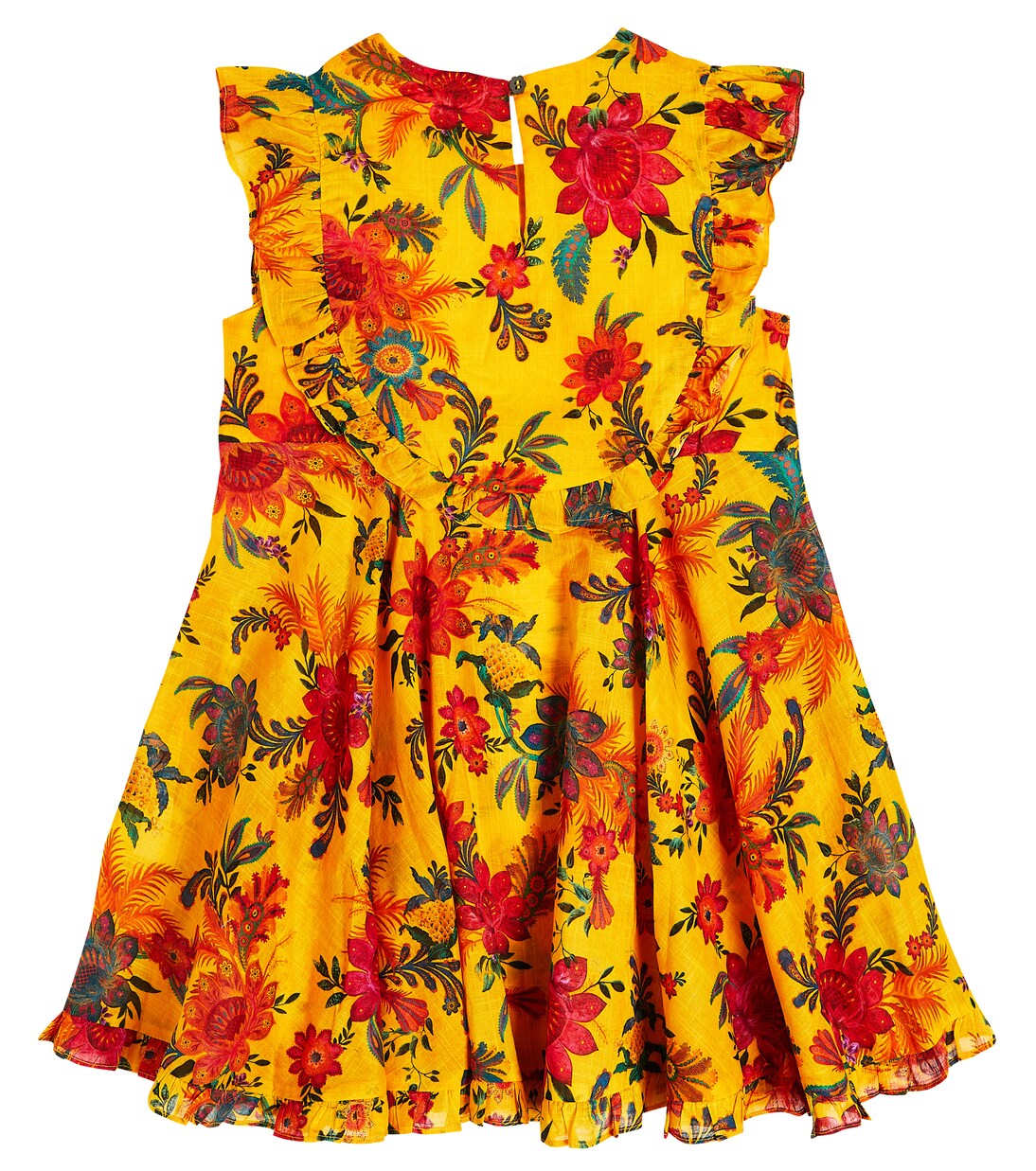 Abito Ginger Tier in cotone con stampa | Zimmermann Kids