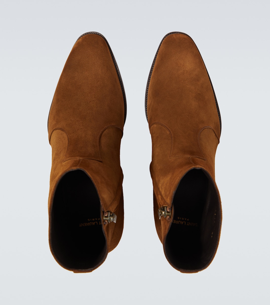 Stivaletti Wyatt in suede | Saint Laurent