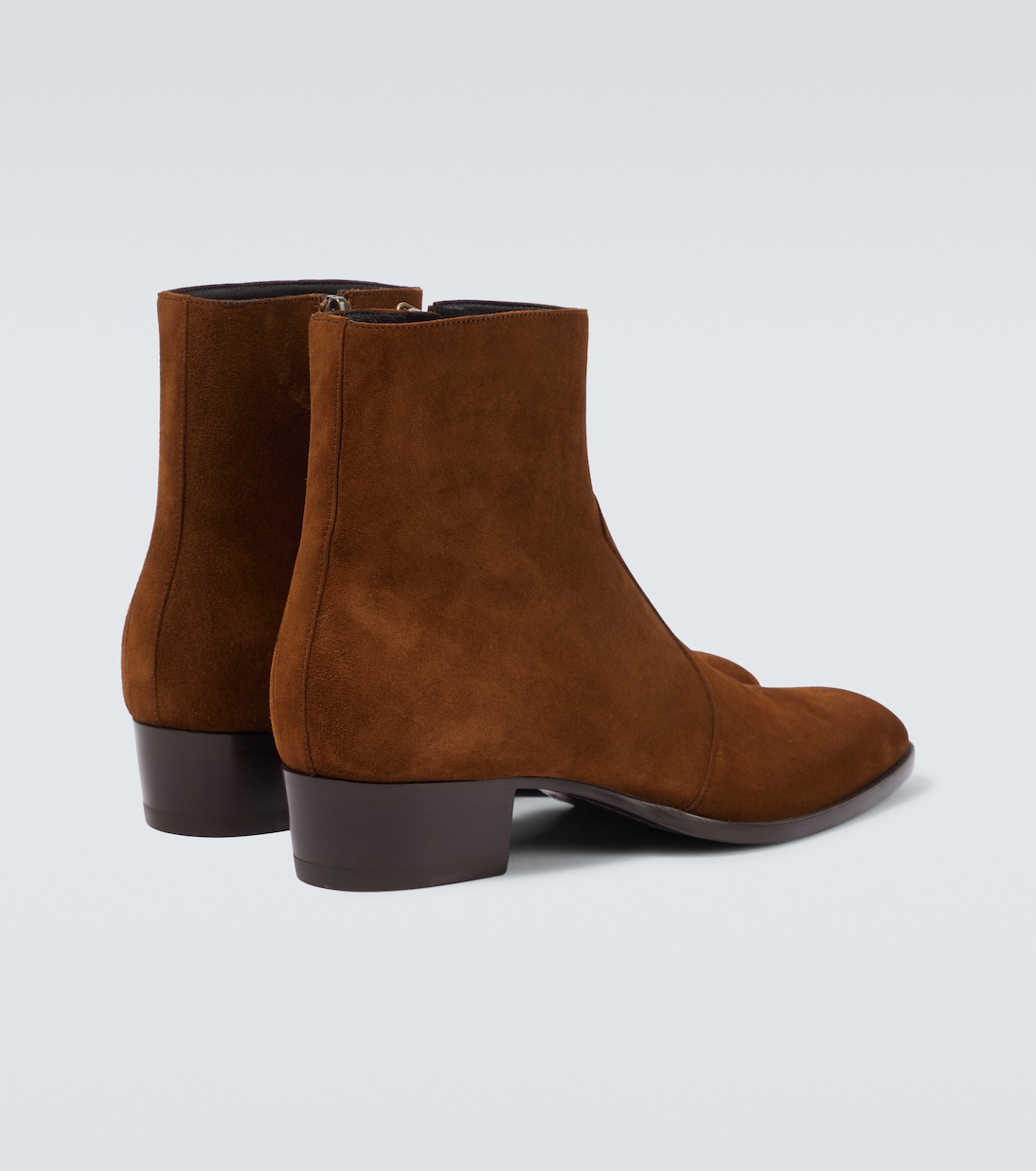 Stivaletti Wyatt in suede | Saint Laurent