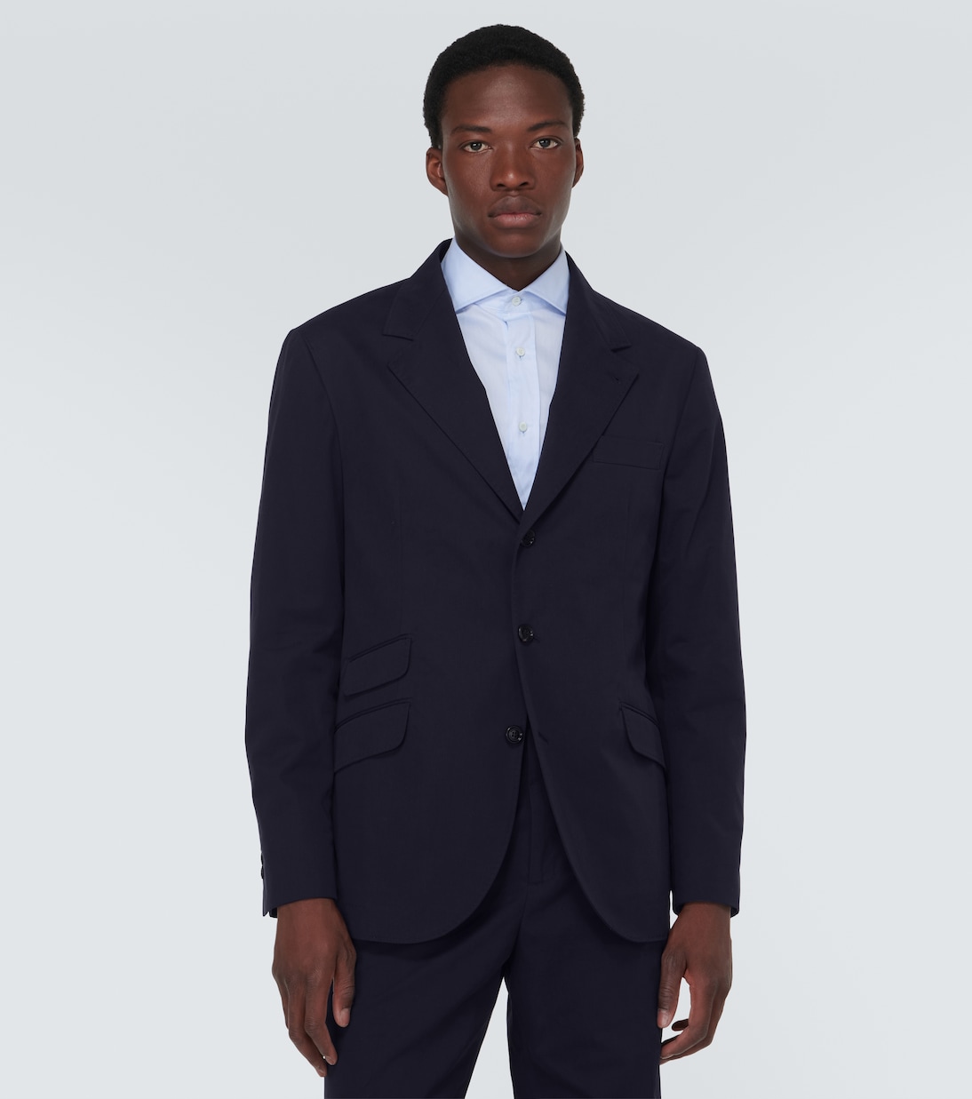 Completo in gabardine di cotone e cashemre | Brunello Cucinelli