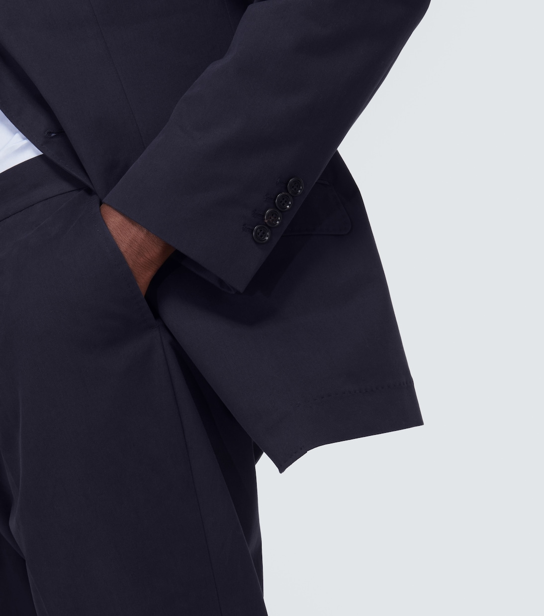 Completo in gabardine di cotone e cashemre | Brunello Cucinelli