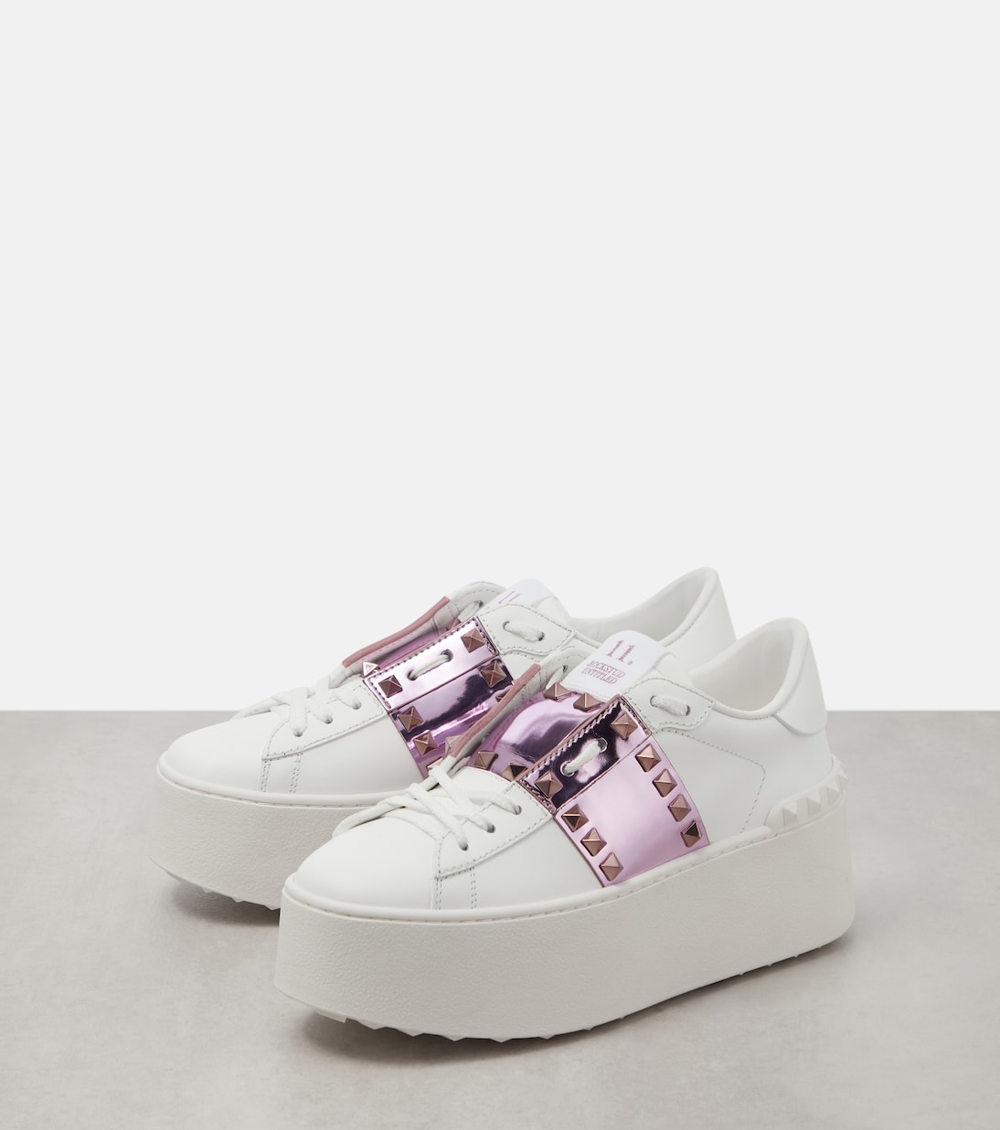 Baskets Rockstud Untitled à plateforme  | Valentino Garavani