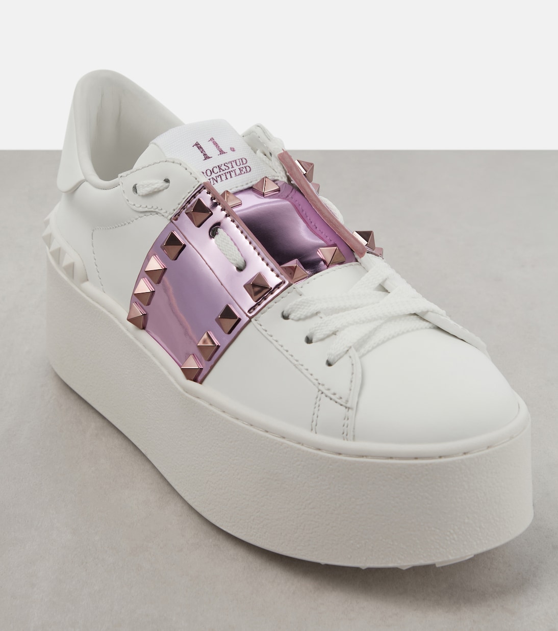 Baskets Rockstud Untitled à plateforme  | Valentino Garavani