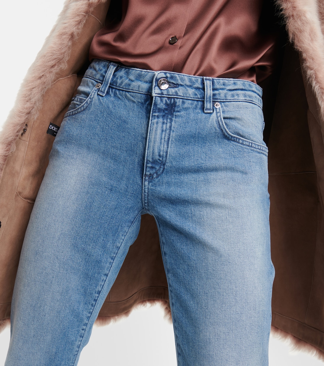 Jean bootcut à taille basse | Dolce&Gabbana