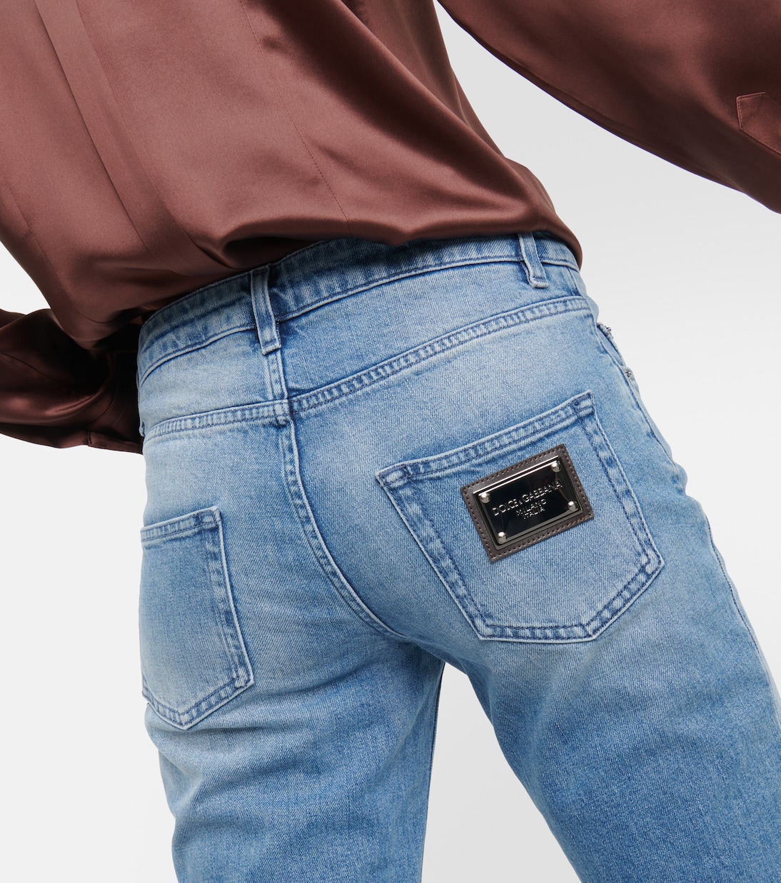 Jean bootcut à taille basse | Dolce&Gabbana