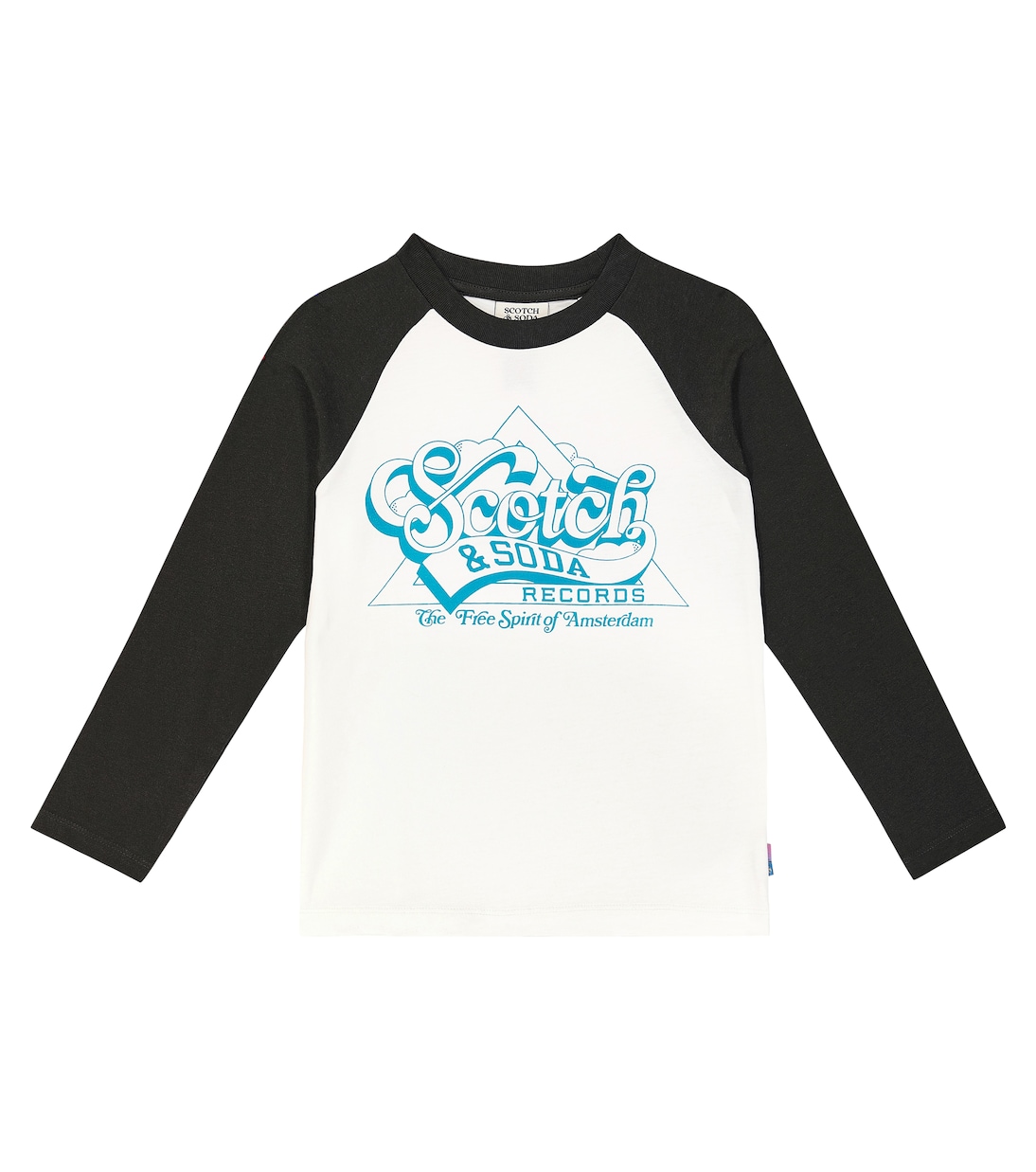 T-shirt in jersey di cotone con stampa | Scotch & Soda Kids