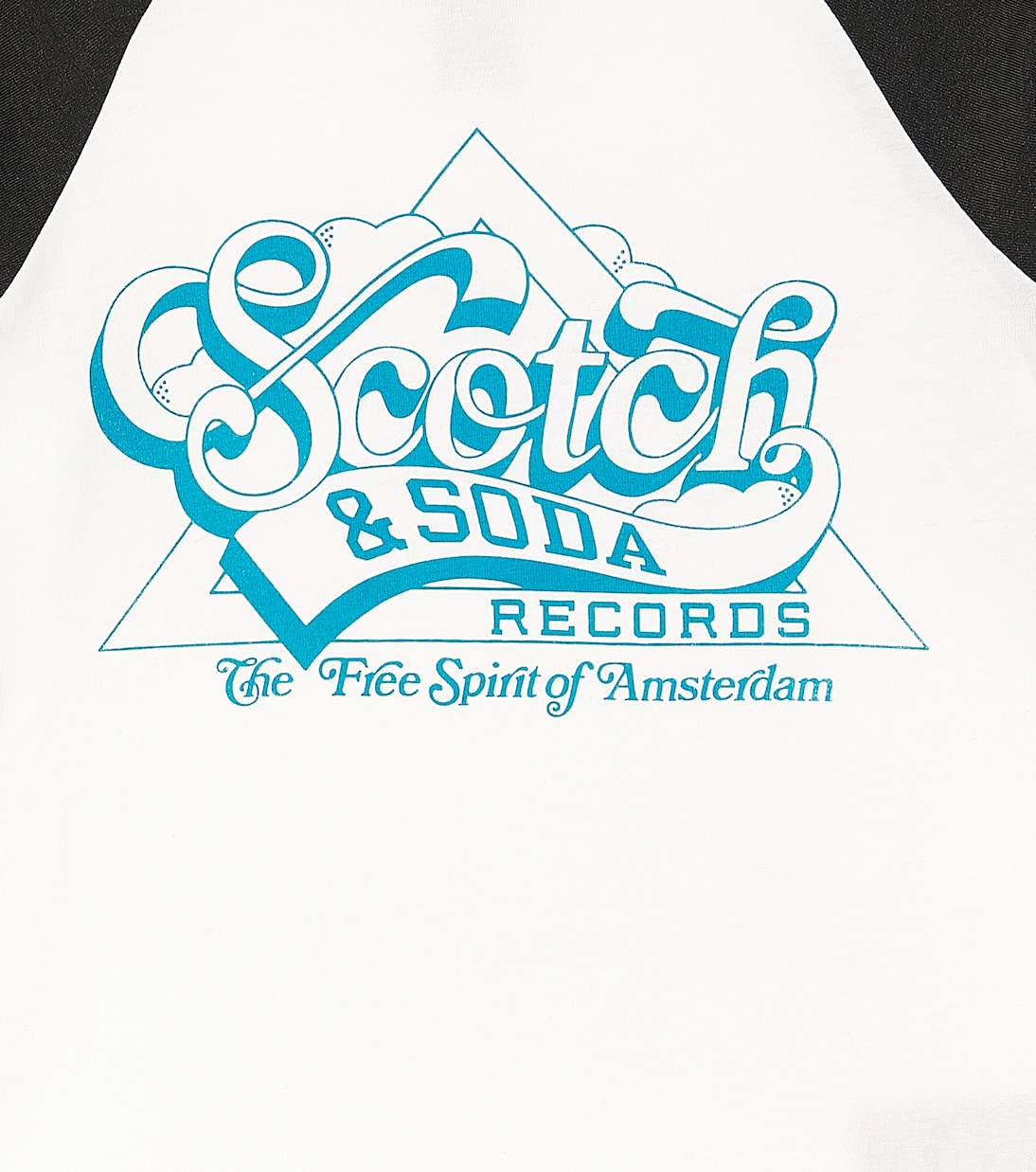T-shirt in jersey di cotone con stampa | Scotch & Soda Kids
