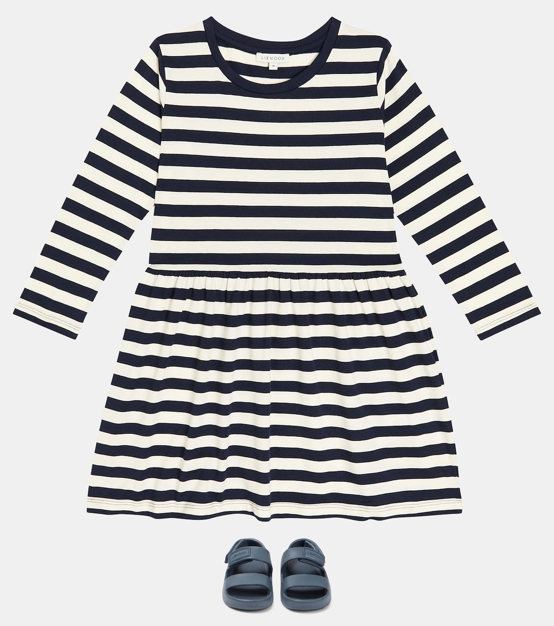 Abito Lima in jersey di cotone a righe | Liewood
