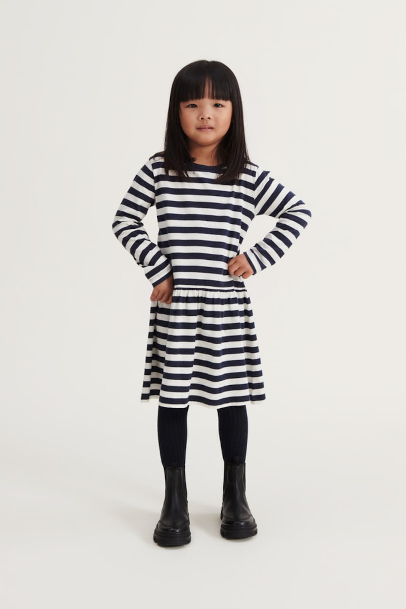 Abito Lima in jersey di cotone a righe | Liewood