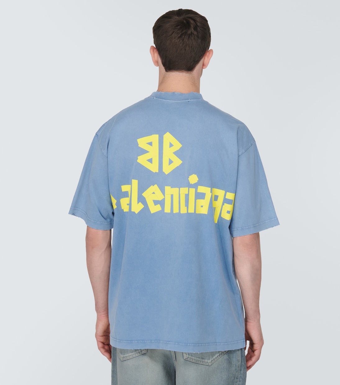 Camiseta Tape Type en jersey de algodón | Balenciaga