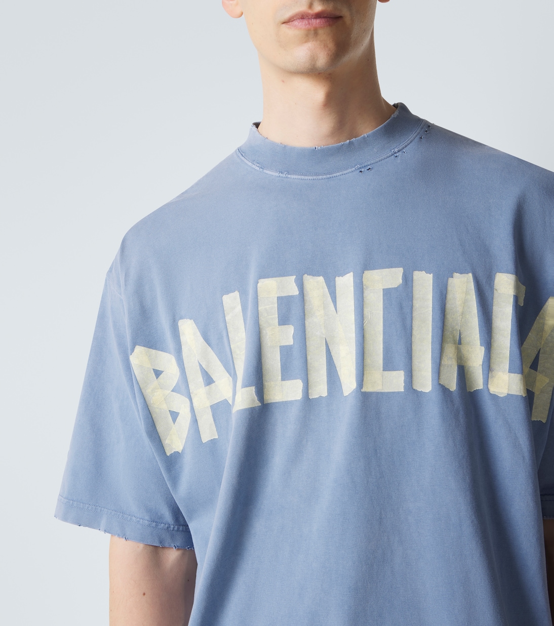 Tape Type cotton jersey T-shirt | Balenciaga