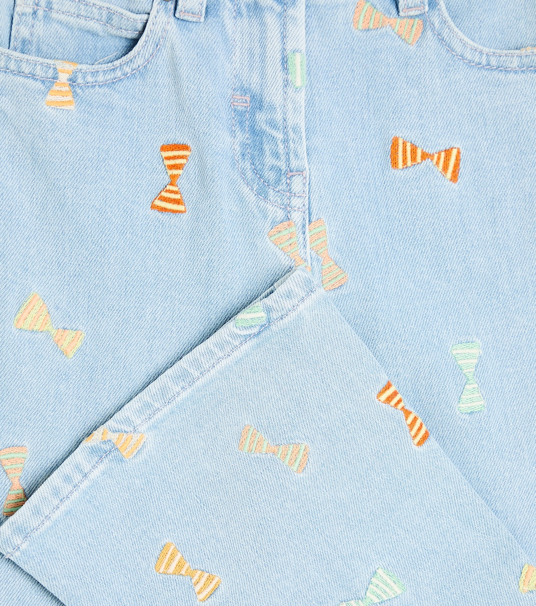 Jeans flared con ricamo | Stella McCartney Kids