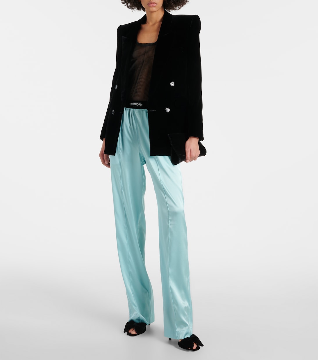 Silk-blend satin pajama pants | Tom Ford