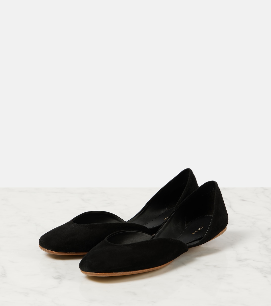 Gemma suede ballet flats | The Row