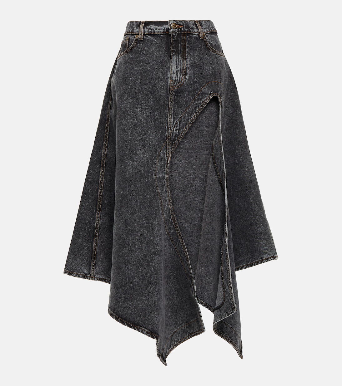 Evergreen denim midi skirt | Y/Project
