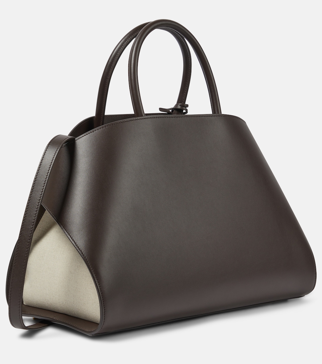Hug Medium canvas and leather tote bag | Ferragamo