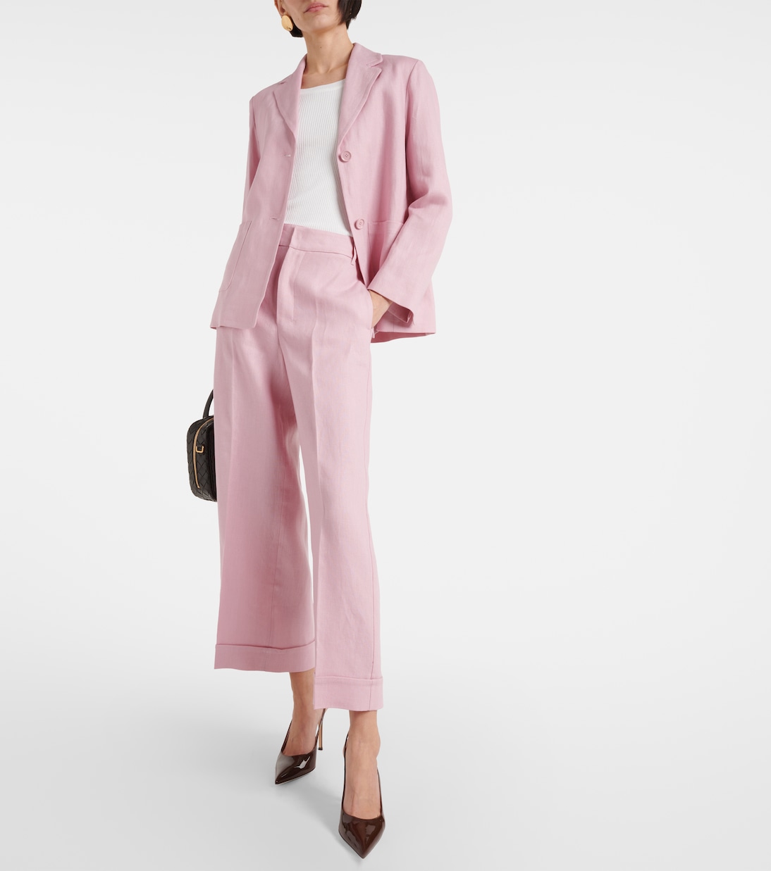 Gerade Hose Salix aus Leinen | 'S Max Mara