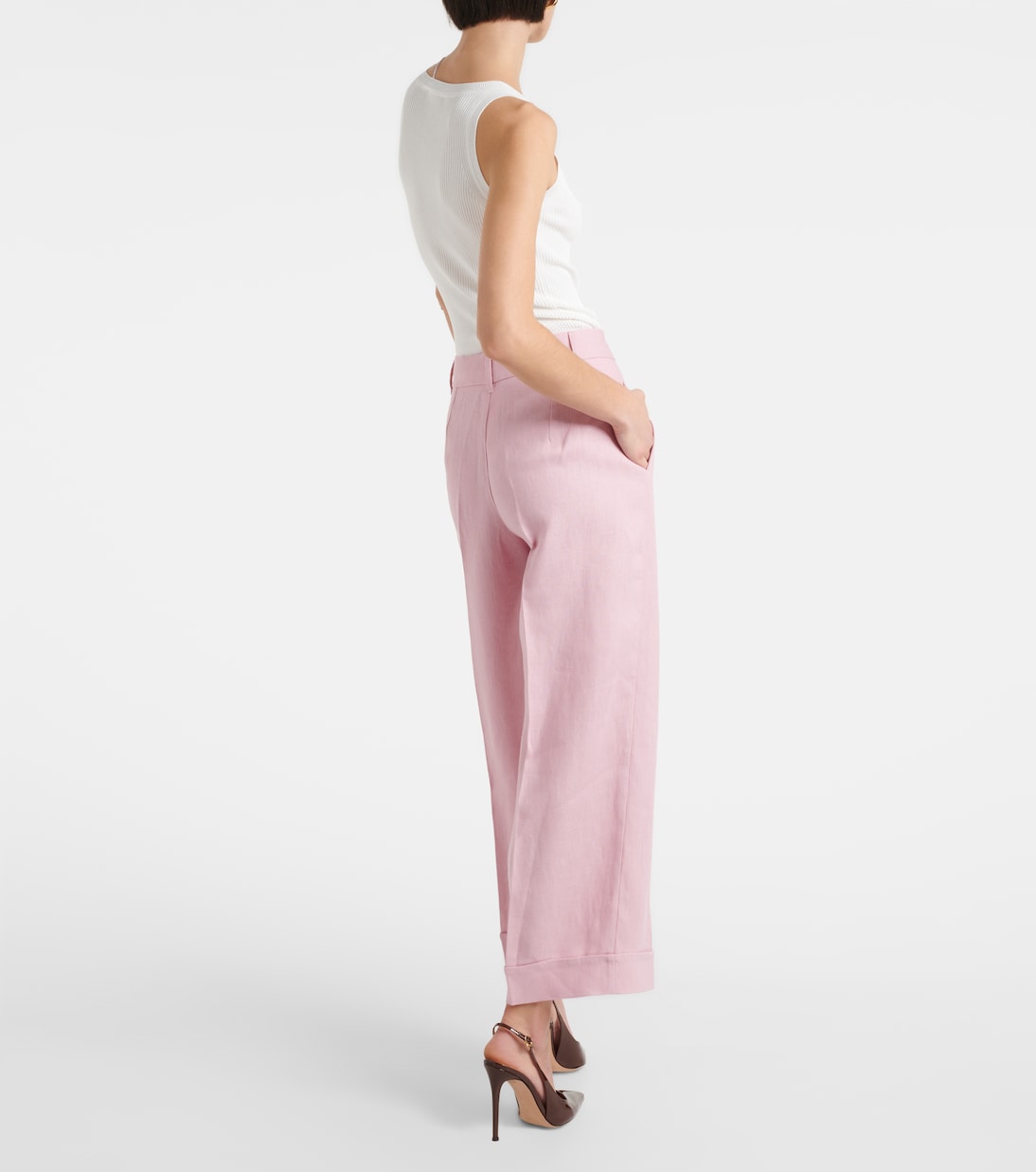 Gerade Hose Salix aus Leinen | 'S Max Mara