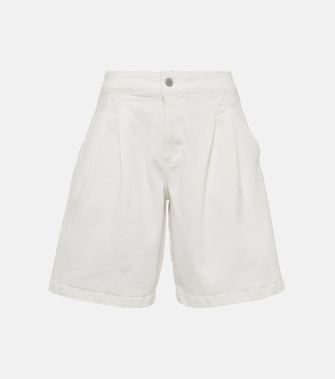 High-rise cotton shorts | AG Jeans