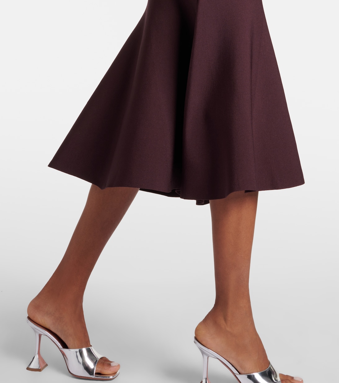Asymmetric off-shoulder midi dress | Roland Mouret