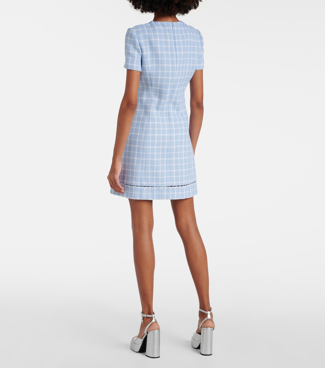 Robe Medusa '95 en tweed de laine mélangée | Versace