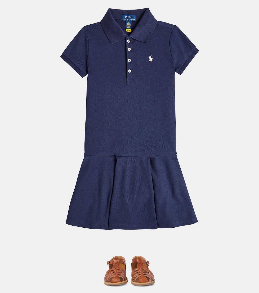 Cotton shirt dress | Polo Ralph Lauren Kids