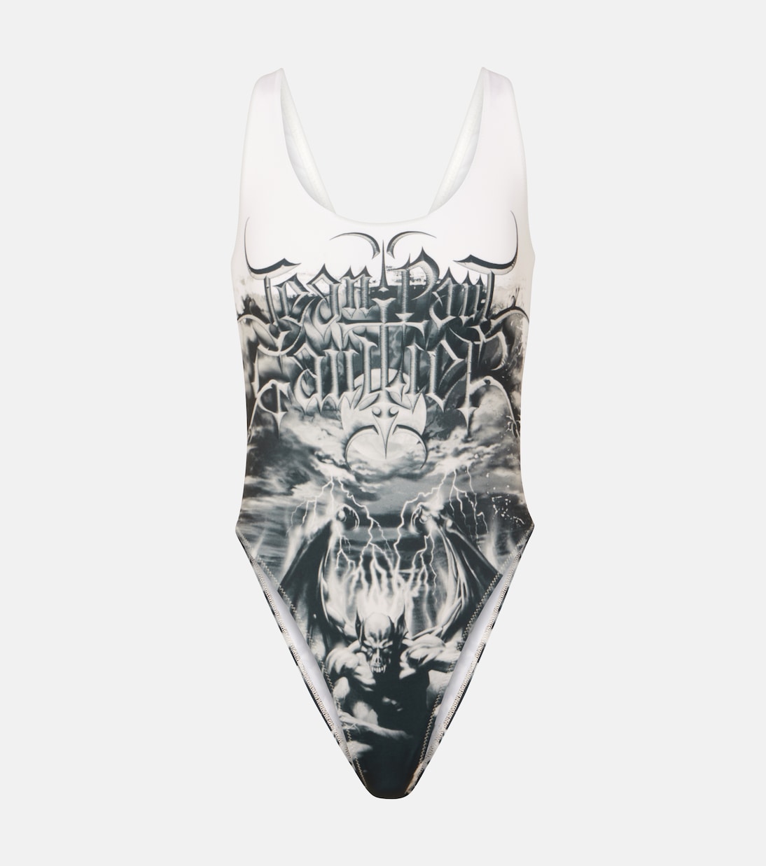 Diablo printed swimsuit | Jean Paul Gaultier